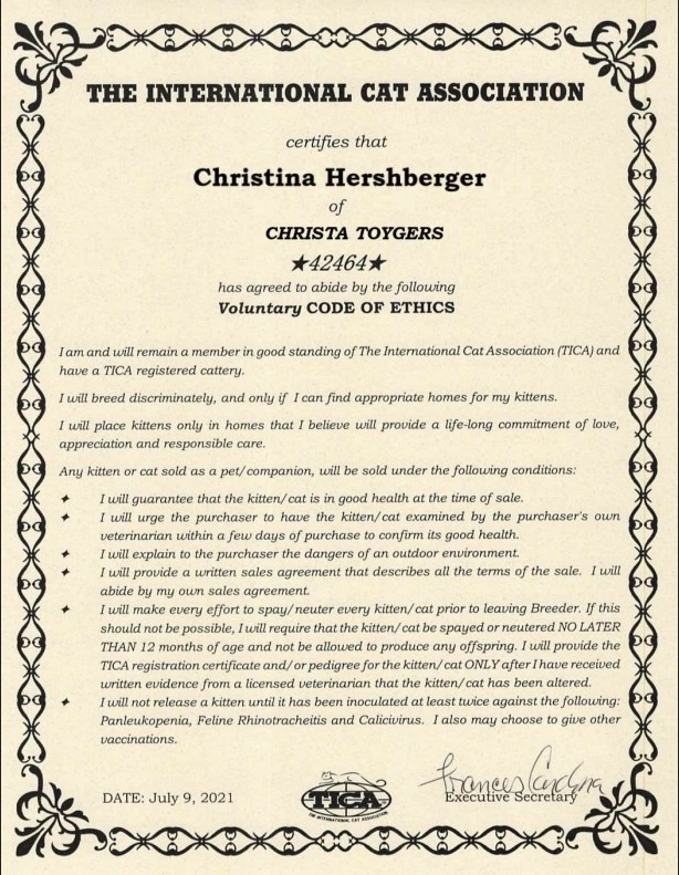 Licensed Breeding